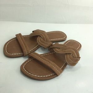 Women Bernardo leather sandals 8 M brown